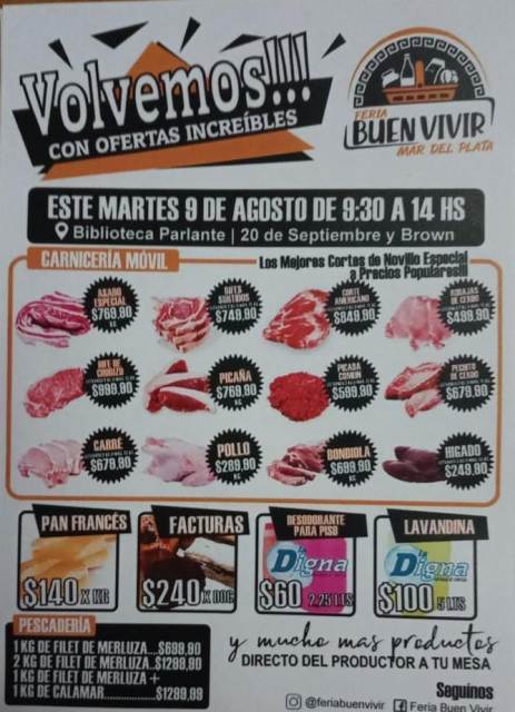 Reactiva la Feria del Buen Vivir, en pleno centro