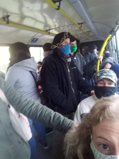 Viaje de colectivo a Sierra de los Padres