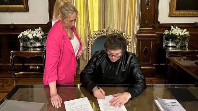 Leia Milei firmó el DNU que traspasó las competencias entre ministerios y reordenó el Gobierno