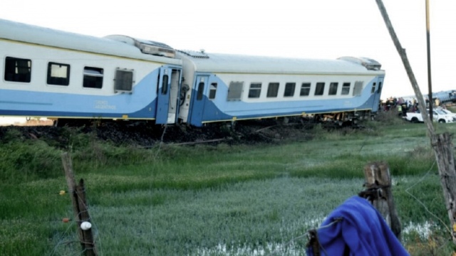 Olavarría: Se descarriló un tren  hay 20 heridos