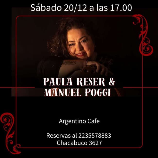 Leia Paula Reser y Manuel Poggi presentan “Tango siempre tango” 