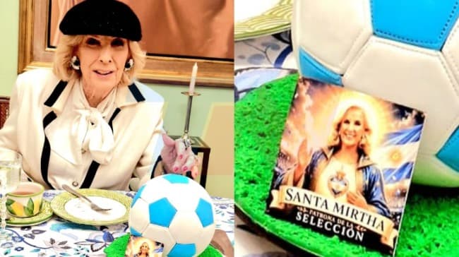 MIRTHA LEGRAND FESTEJÓ EL TRIUNFO DE ARGENTINA CON UN TÉ EN SU CASA