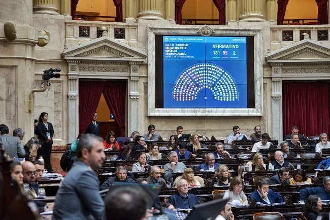 Diputados aprobó y giró al Senado el proyecto que declara la esencialidad educativa