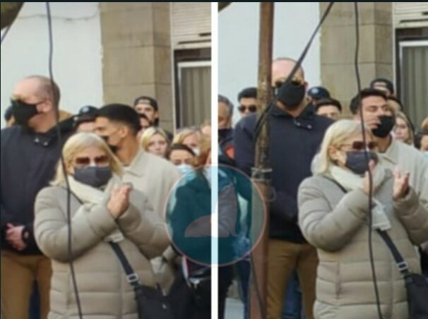 El presunto entregador de «Lele», participó de la marcha en pedido de justicia