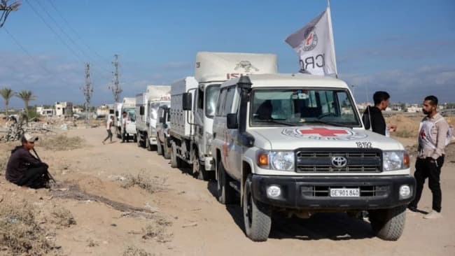 Israel permite que equipos de la Cruz Roja y egipcios busquen cuerpos de rehenes en Gaza