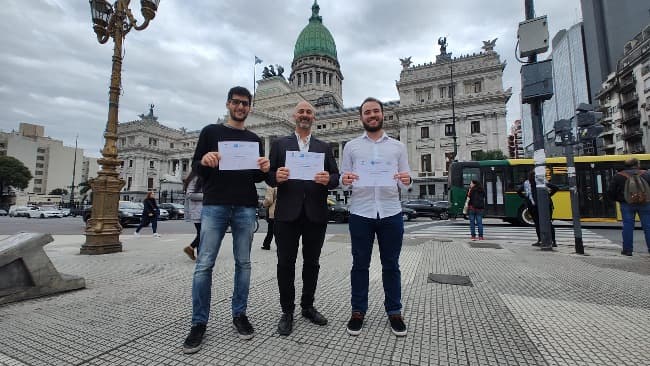 Desarrolladores marplatenses recibieron un reconocimiento en el Congreso nacional