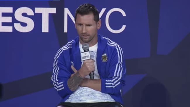 Lionel Messi en la previa a la final del Mundial 2026