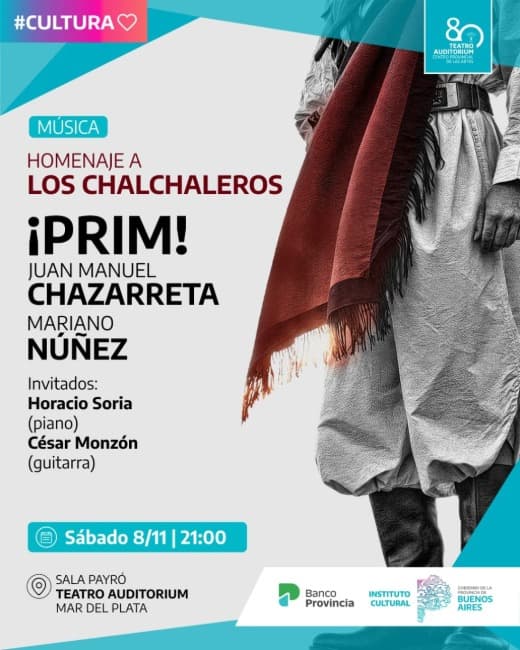 Llega ¡Prim! un homenaje histórico-musical al legado de Los Chalchaleros