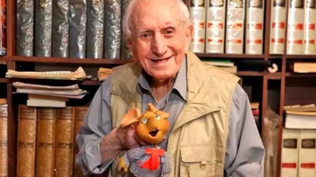 Murió Peppino Mazzullo a los 100 años: fue la histórica voz de Topo Gigio