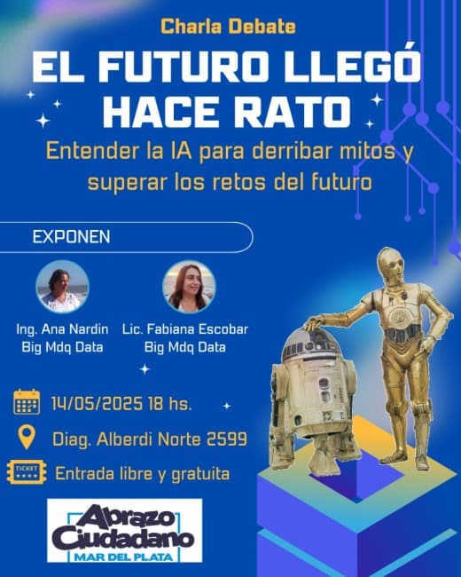 Charla abierta y gratuita sobre IA  