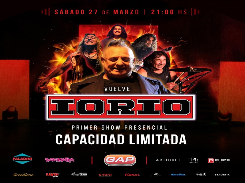 Vuelve IORIO Primer show presencial!