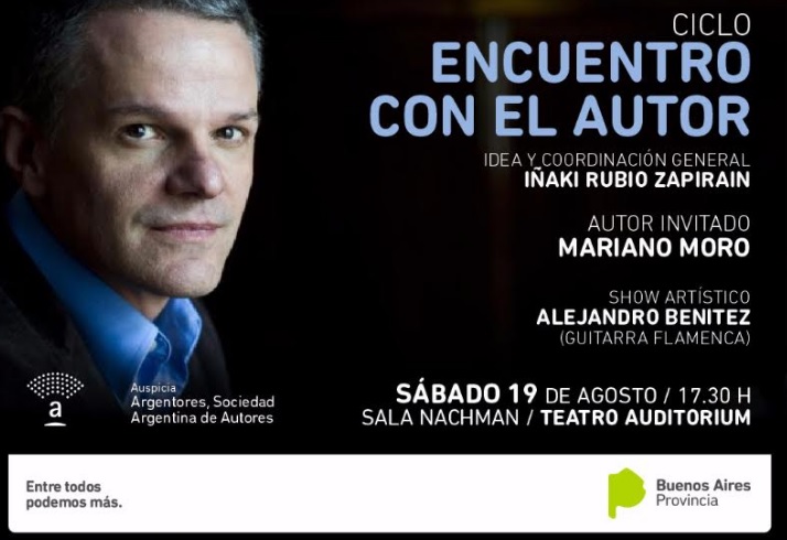 Mariano Moro en el Encuentro con el Autor