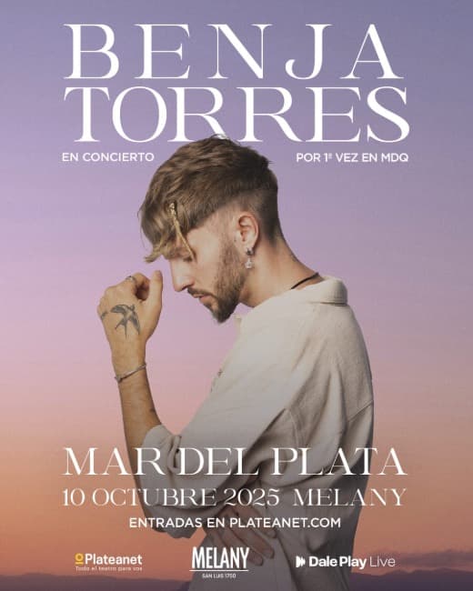 BENJA TORRES ACTUARÁ POR PRIMERA VEZ EN MAR DEL PLATA