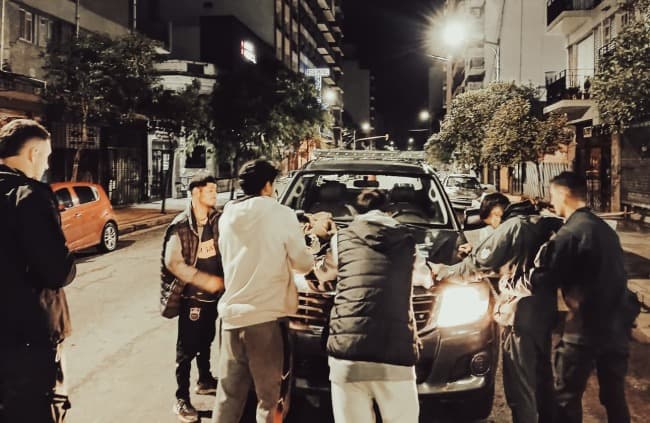 Leia Delincuente del espacio público fue detenido durante un operativo de prevención