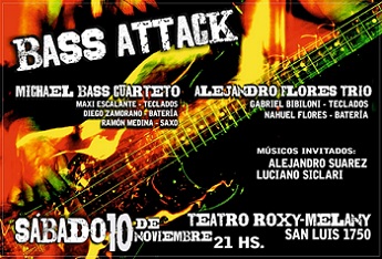 Bass Attack llega a la Sala Melany