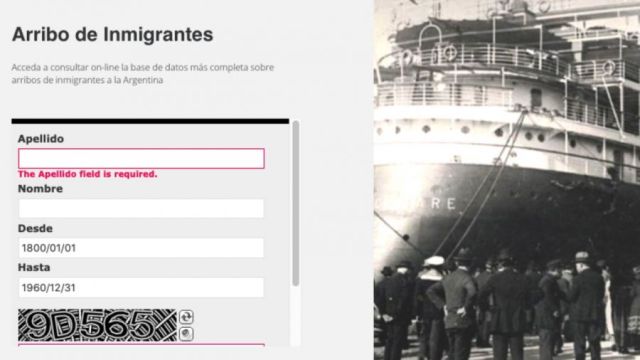 El buscador que permite saber en qué barco llegaron tus abuelos a la Argentina