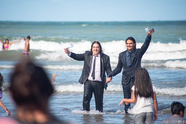 Dos Estrellas de Mar al mar: Petón y Leandro Angelo cumplieron su promesa