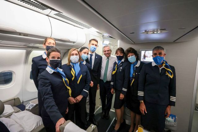 El Presidente Alberto Fernández regresó de su gira luego del G20