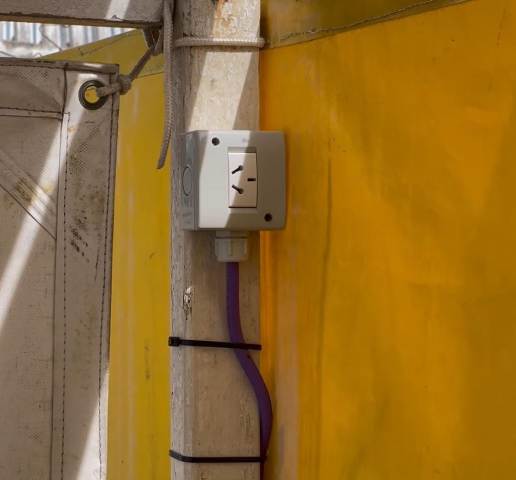 Instalaron en Punta Mogotes la primera carpa para personas electrodependientes
