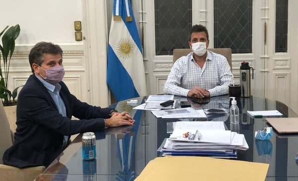 Massa y Ciano dialogaron sobre la conversión de planes sociales en empleo