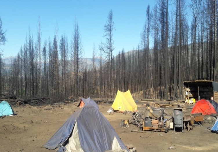 Marplatenses llevaron donaciones a los afectados por los incendios en la Patagonia