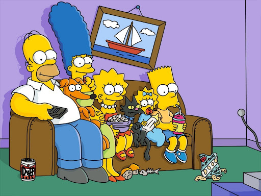 Video: una familia en cuarentena recreó la intro de Los Simpsons