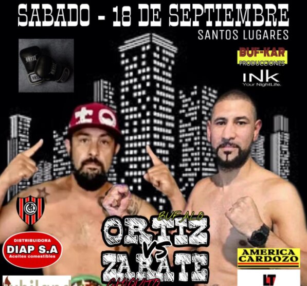 El Búfalo Ortiz intercala el MMA con una carrera actoral incesante 