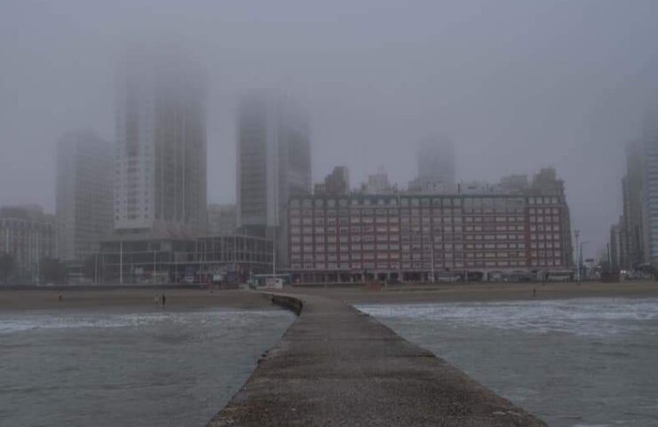 Alerta Amarilla por fuertes vientos en Mar del Plata