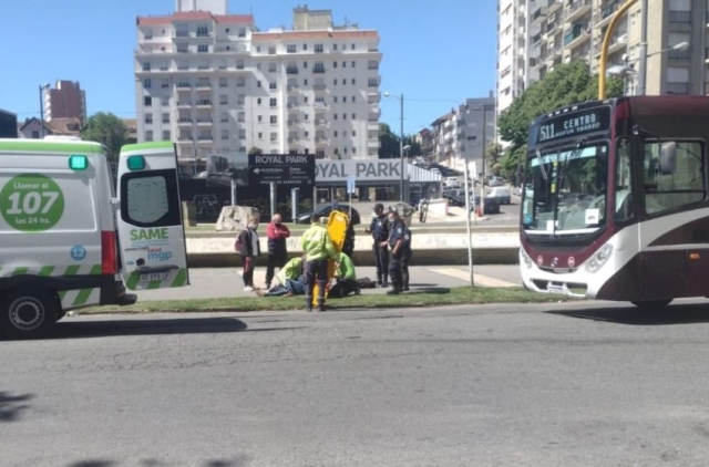 Un colectivo atropelló a una mujer que cruzaba en estado de ebriedad