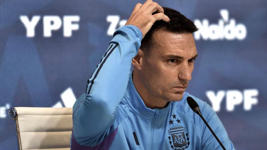 Scaloni: «Messi jugará todos los minutos que pueda en estos partidos»