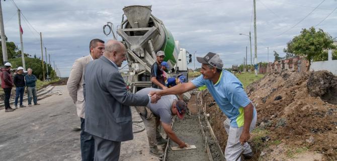 Obras de asfalto en Nuevo Golf