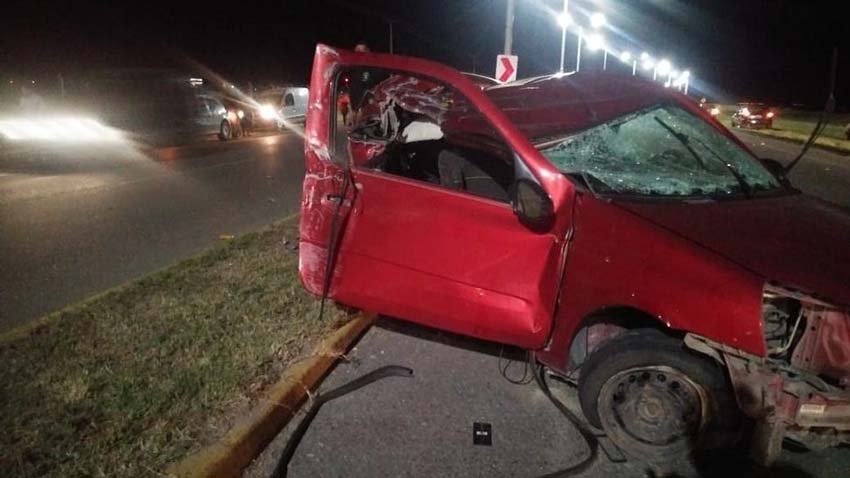 Otro accidente en ruta 11: dos heridos fueron trasladados al Higa
