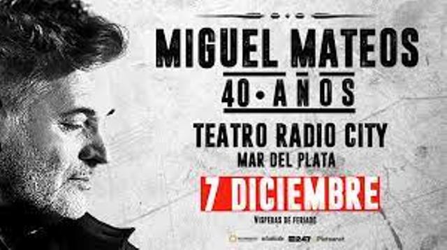 Miguel Mateos llega a Mar del Plata para festejar los 40 años de Zas