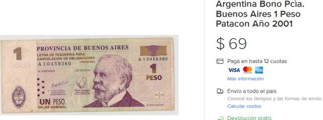 El Patacon vale mas que el Dolar