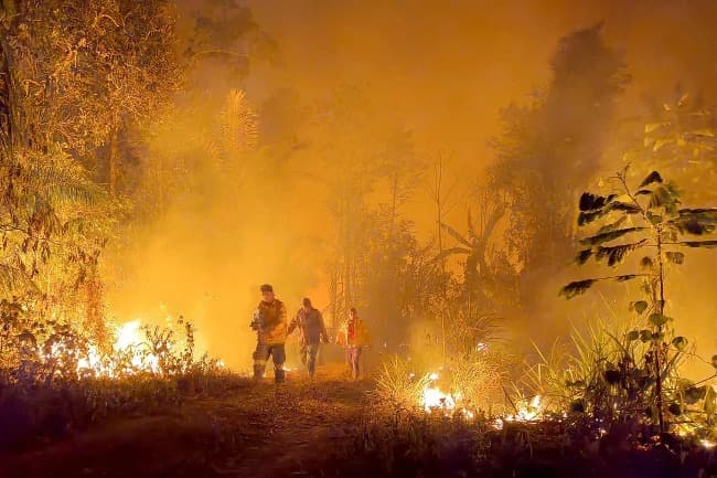 Alerta de humo en el AMBA y en 10 provincias por incendios en Bolivia