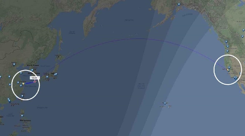 Un avión viajó en el tiempo y sus pasajeros volvieron al 2016