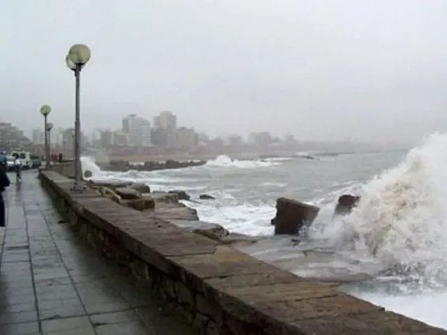 Atención: alerta amarillo por fuertes vientos en Mar del Plata