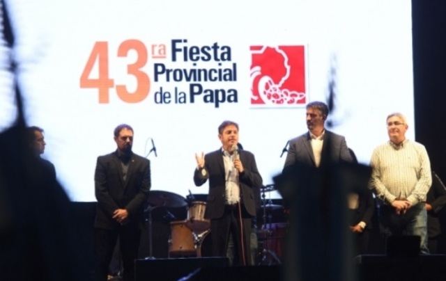 Kicillof participó de la apertura de la 43° Fiesta Provincial de la Papa 