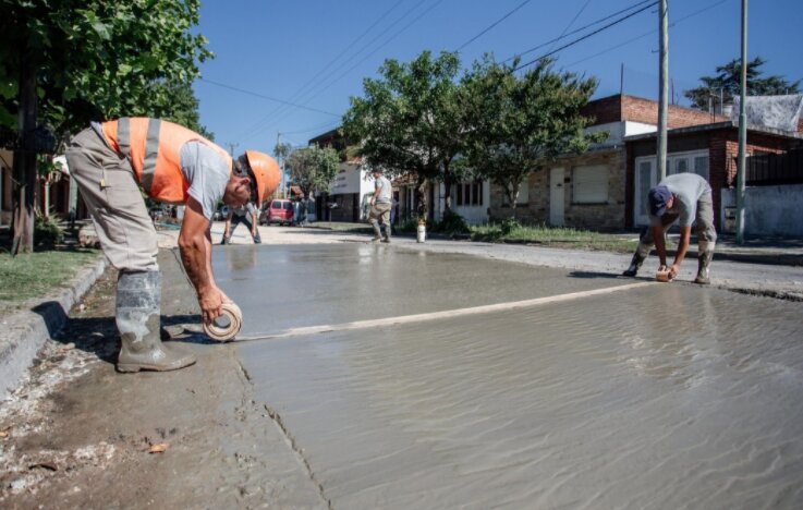 El Municipio realiza obras viales en seis frentes de manera simultánea