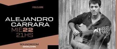 ALEJANDRO CARRARA  presenta su nuevo disco en el Espacio Chauvin