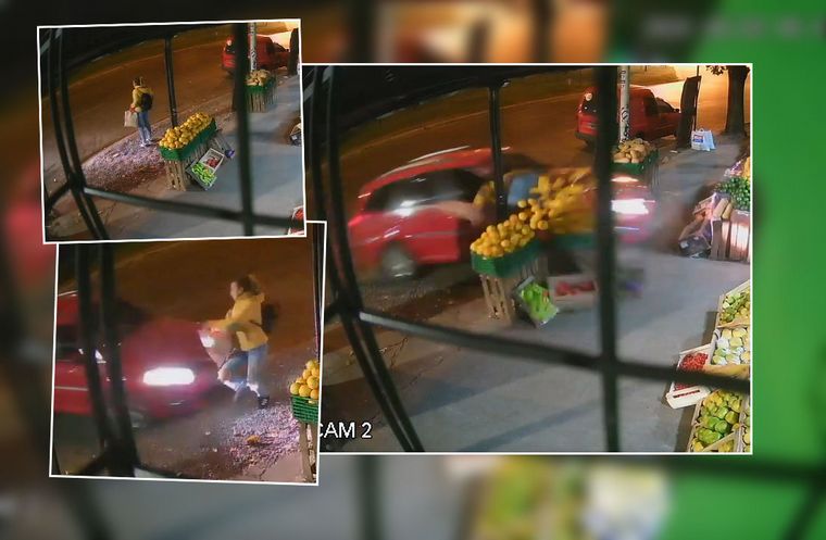 Milagro: Fue embestida por un auto a toda velocidad y salió caminando