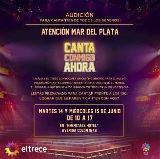 Llega a la ciudad el casting de «Canta Conmigo Ahora»