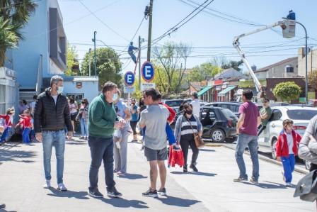 Avanzan las obras de repotenciación LED en distintos barrios de la ciudad