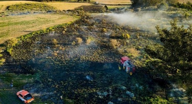 Se controló un incendio forestal en Sierra de los Padres