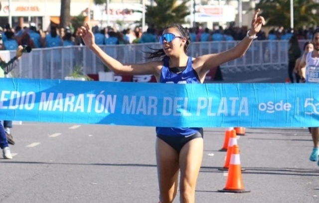 Levaggi, la gran ganadora del Medio Maratón de Mar del Plata