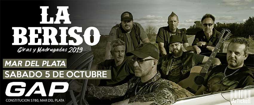 La Beriso se presenta el 5 de octubre en GAP
