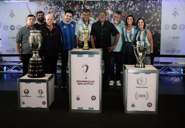 Ya están disponibles las fotos de las Copas de la Scaloneta del Museo MAR