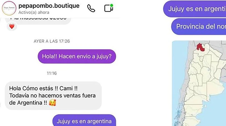 Geografía a marzo: la respuesta viral de un local de Córdoba a una joven que vive en Jujuy