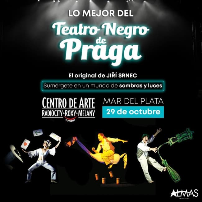 Lo Mejor del Teatro Negro de Praga llega a Mar del Plata