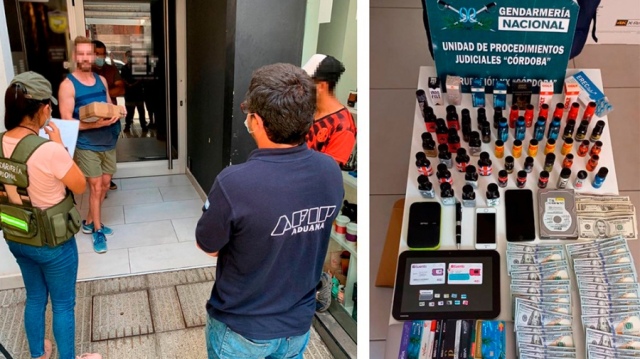 Gendarmería detiene a un sospechoso y secuestra 60 frascos de «popper»